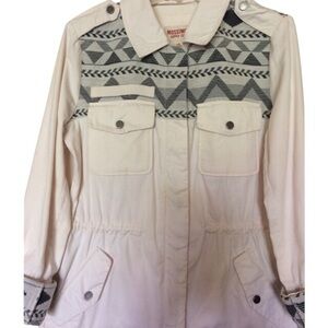 MOSSIMO WOMEN'S CASUAL JACKET BEIGE SIZE LARGE